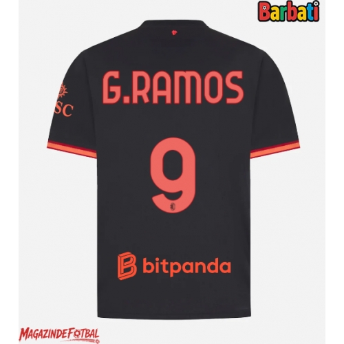 AC Milan Goncalo Ramos #9 Tricou Fotbal Replică 2026-27 Barbati Treilea AC Milan Goncalo Ramos #9 Tricou Fotbal Replică 2026-27 Barbati Treilea